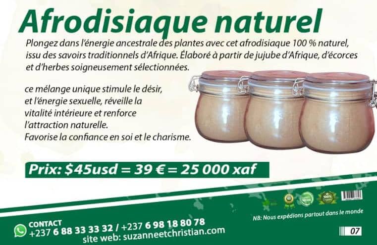 Aphrodisiac Naturel – Force,résistance et Vitalité