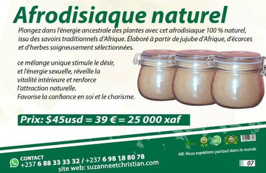 Aphrodisiac Naturel – Force,résistance et Vitalité